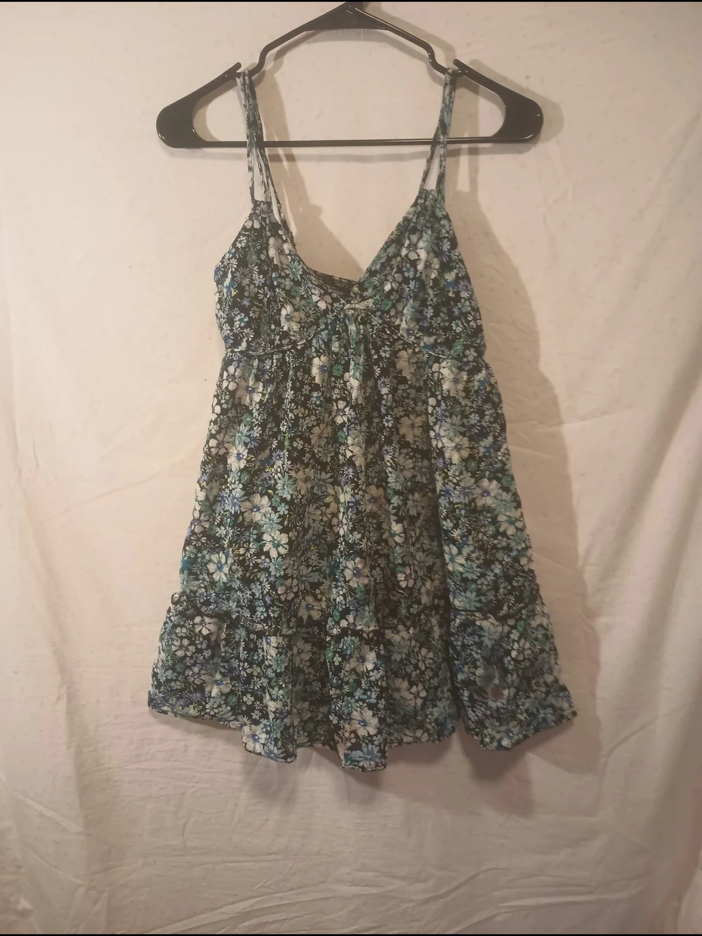 wild fable Blue, Teal & White Floral Tiered Sundress